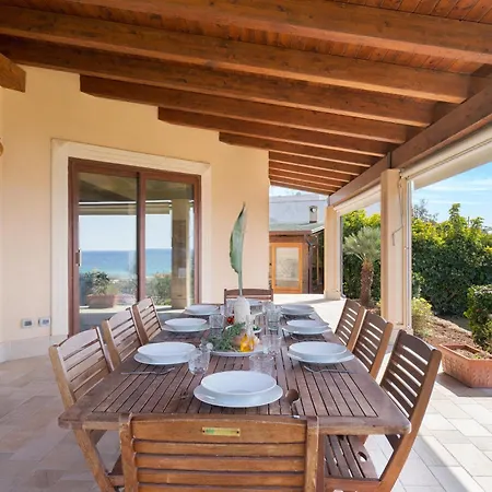 Panoramica Con Piscina Sul Mare Villa Cinisi